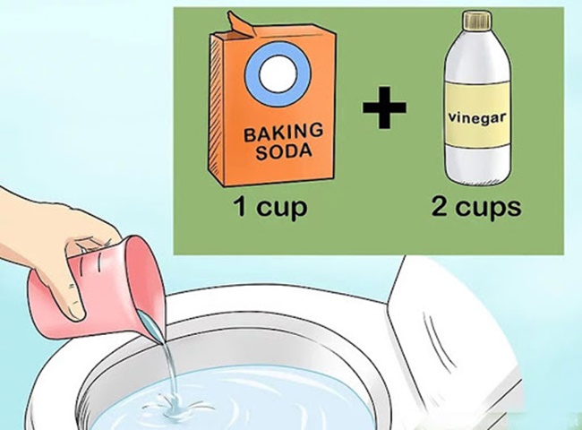 L&agrave;m sạch v&ograve;i nước inox bằng giấm trắng